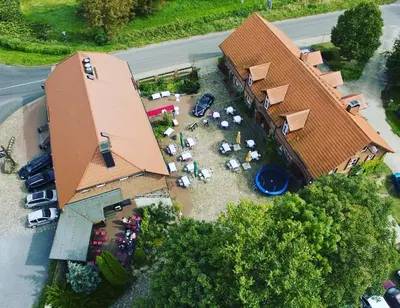 Das Gebäude in dem sich das Hotel befindet