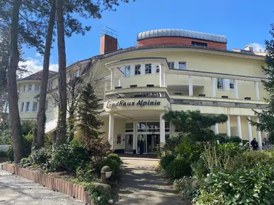 Das Gebäude in dem sich das Hotel befindet