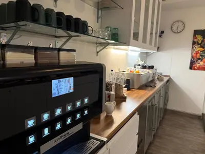 Küche/Küchenzeile in der Unterkunft Hotel Annablick