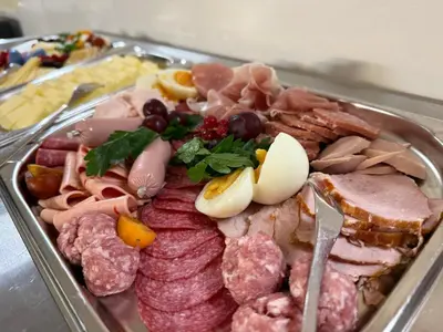 Essen in der Pension oder in der Nähe