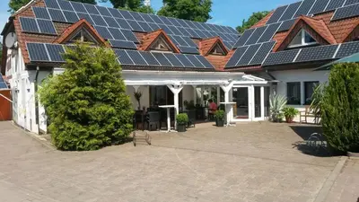 Das Gebäude in dem sich das Hotel befindet