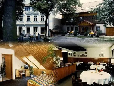 Das Gebäude in dem sich die Pension befindet