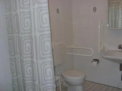 Ein Badezimmer in der Unterkunft Gasthof Bergquelle