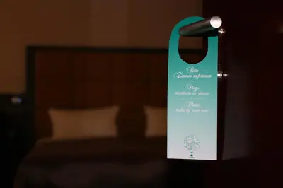 Ein Bett oder Betten in einem Zimmer der Unterkunft Hotel Delta am Potsdamer Platz