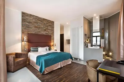 Ein Bett oder Betten in einem Zimmer der Unterkunft Lux 11 Berlin-Mitte