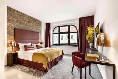 Ein Bett oder Betten in einem Zimmer der Unterkunft Lux 11 Berlin-Mitte