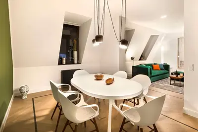 Ein Sitzbereich in der Unterkunft Lux 11 Berlin-Mitte