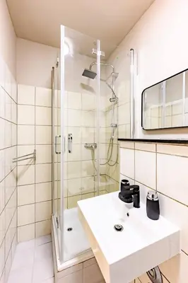 Ein Badezimmer in der Unterkunft Cozy Studio Apartments In Berlin Prenzlauer Berg