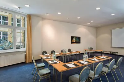 Der Geschäftsbereich oder Konferenzraum in der Unterkunft Wyndham Garden Berlin Mitte