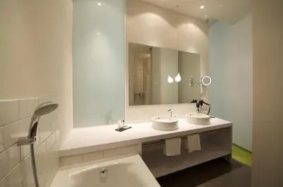 Ein Badezimmer in der Unterkunft Wyndham Garden Berlin Mitte