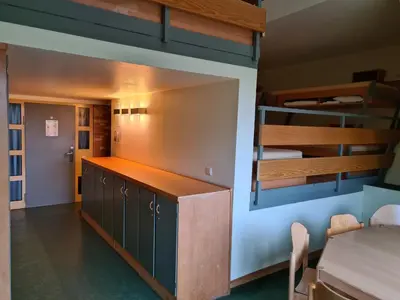 Ein Bett oder Betten in einem Zimmer der Unterkunft Jugendgästehaus St.-Michaels-Heim