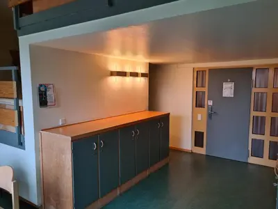 Küche/Küchenzeile in der Unterkunft Jugendgästehaus St.-Michaels-Heim