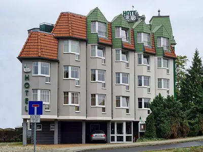 Das Gebäude in dem sich die Pension befindet