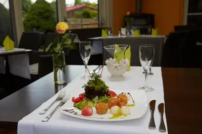 Essen im Hotel oder in der Nähe