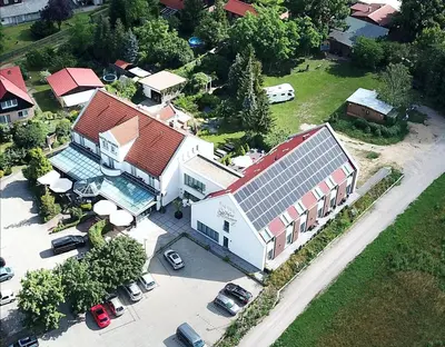 Das Gebäude in dem sich das Hotel befindet