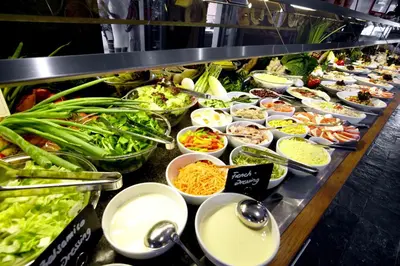 Essen im Hotel oder in der Nähe