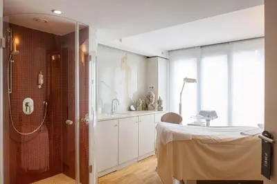 Ein Bett oder Betten in einem Zimmer der Unterkunft Hotel Esplanade Resort & Spa - Adults Only