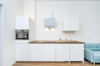 Küche/Küchenzeile in der Unterkunft Tiny Freedo