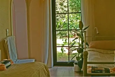 Ein Bett oder Betten in einem Zimmer der Unterkunft Mediterran Suite