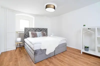 Ein Bett oder Betten in einem Zimmer der Unterkunft El Gigante