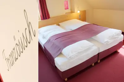 Ein Bett oder Betten in einem Zimmer der Unterkunft Alte Schule Reichenwalde