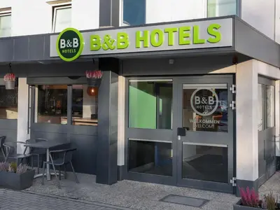 Ein Zertifikat, Auszeichnung, Logo oder anderes Dokument, das in der Unterkunft B&B HOTEL Berlin Genshagen-Nord ausgestellt ist
