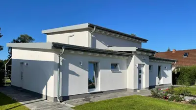 Das Gebäude in dem sich die Ferienwohnung befindet
