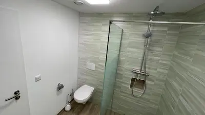 Ein Badezimmer in der Unterkunft Spreeparadies-Semisch