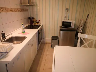 Küche/Küchenzeile in der Unterkunft Ferienwohnung Dickes