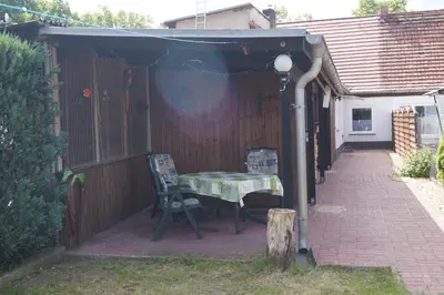 Ein Garten an der Unterkunft Fewo-Sossna