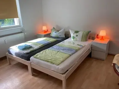 Ein Bett oder Betten in einem Zimmer der Unterkunft Touristisches Begegnungzentrum Melchow