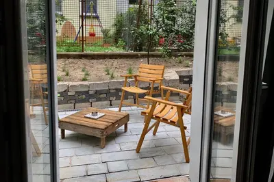 Ein Garten an der Unterkunft Brilliant Apartments
