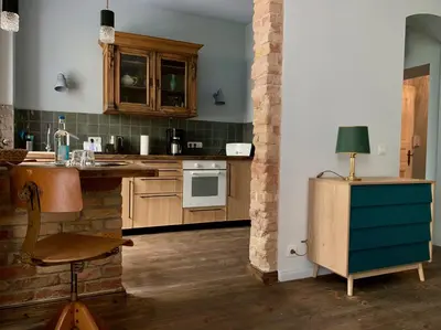 Küche/Küchenzeile in der Unterkunft Brilliant Apartments