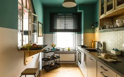 Küche/Küchenzeile in der Unterkunft Brilliant Apartments