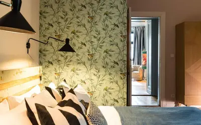 Ein Bett oder Betten in einem Zimmer der Unterkunft Brilliant Apartments