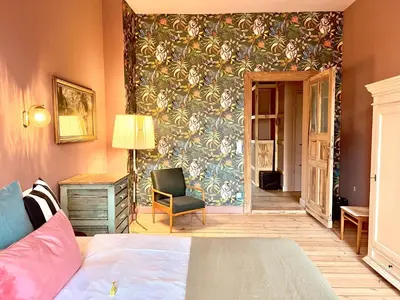Ein Bett oder Betten in einem Zimmer der Unterkunft Brilliant Apartments