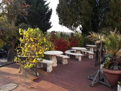 Ein Garten an der Unterkunft Hotel & Restaurant Bergschlösschen