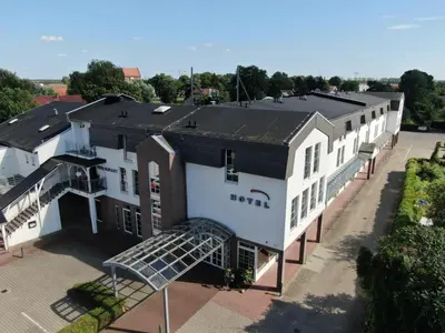 Das Gebäude in dem sich das Hotel befindet