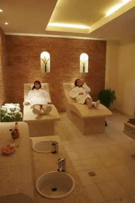 Ein Sitzbereich in der Unterkunft Hotel Mohr & Spa