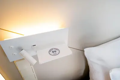 Ein Bett oder Betten in einem Zimmer der Unterkunft Hotel Klassik Berlin