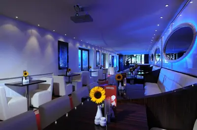 Ein Sitzbereich in der Unterkunft Hotel Klassik Berlin