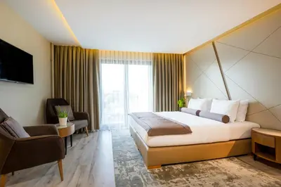 Ein Bett oder Betten in einem Zimmer der Unterkunft Hotel Klassik Berlin