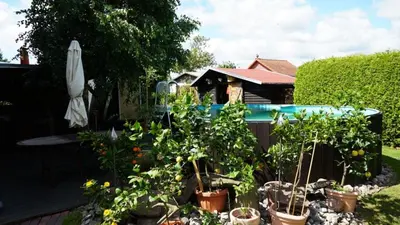 Der Swimmingpool an oder in der Nähe von Pension Limone Ferienwohnung 2