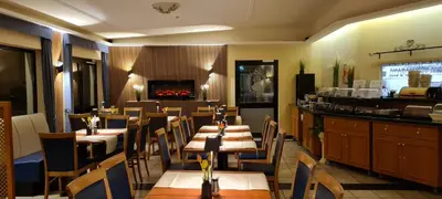 Ein Sitzbereich in der Unterkunft KomfortHotel Grossbeeren - Stadt-Gut-Hotel
