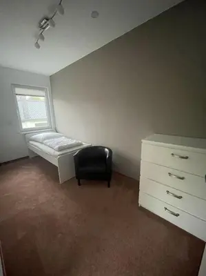 Ein Bett oder Betten in einem Zimmer der Unterkunft Ferienhaus am Ruppiner See