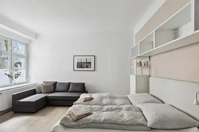 Ein Sitzbereich in der Unterkunft Arbio I 1A Rooms & Apartments Prenzlauerberg Berlin