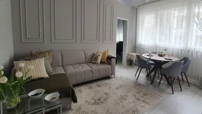 Ein Sitzbereich in der Unterkunft Apartment im Zentrum Berlin Kudamm, City West