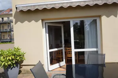 Ein Balkon oder eine Terrasse in der Unterkunft Maisonetten Apartment