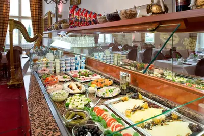 Essen im Hotel oder in der Nähe