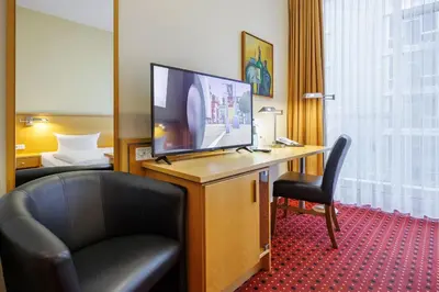 TV/Unterhaltungsangebot in der Unterkunft Airporthotel Berlin-Adlershof